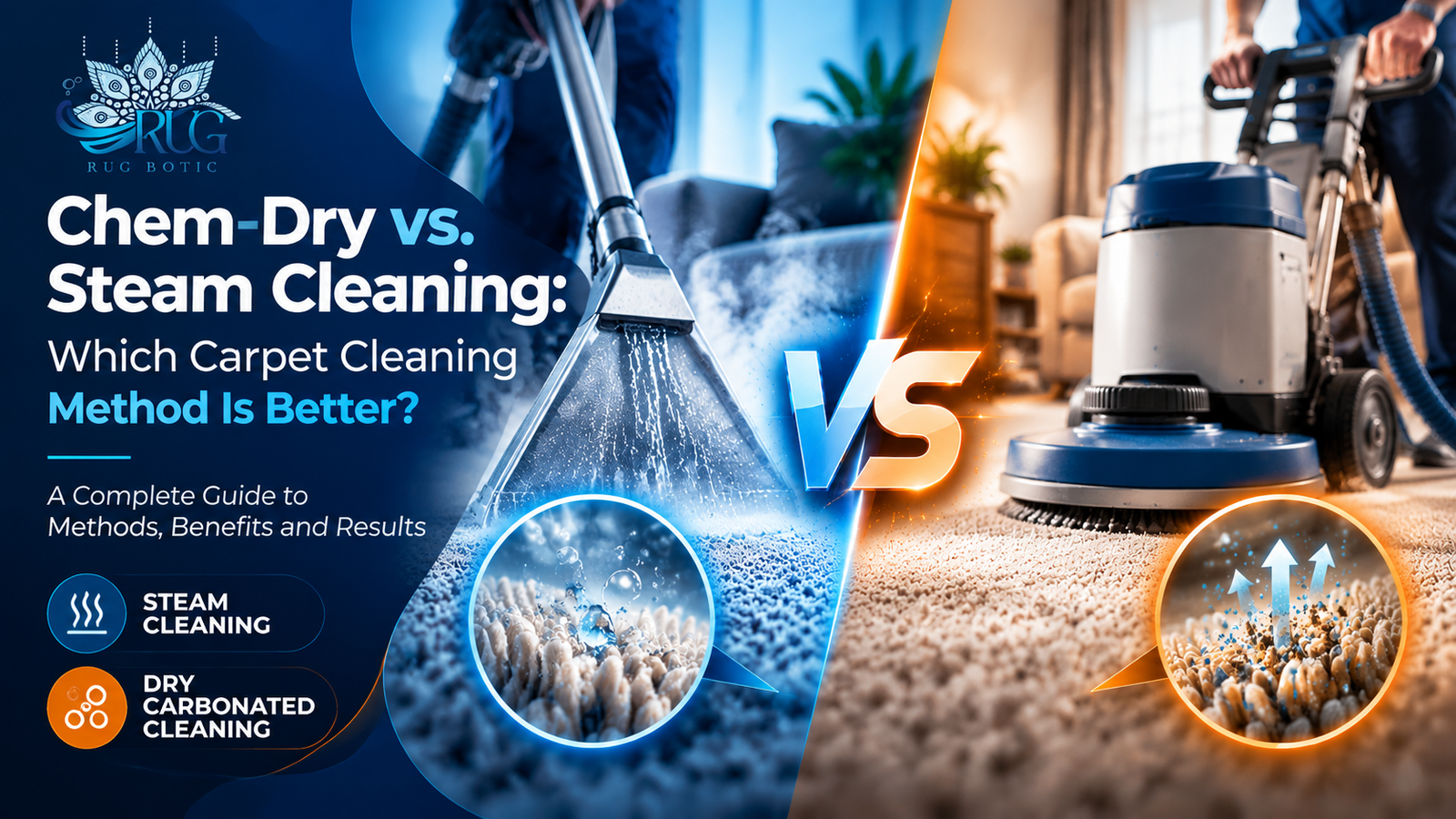 Chem-Dry vs Steam Cleaning: Which Carpet Cleaning Method Is Better?